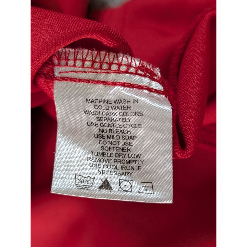 911 Bobby Jones Golf Pullover Men’s L Red H2O Performance 1/4 Zip - Picture 8 of 10